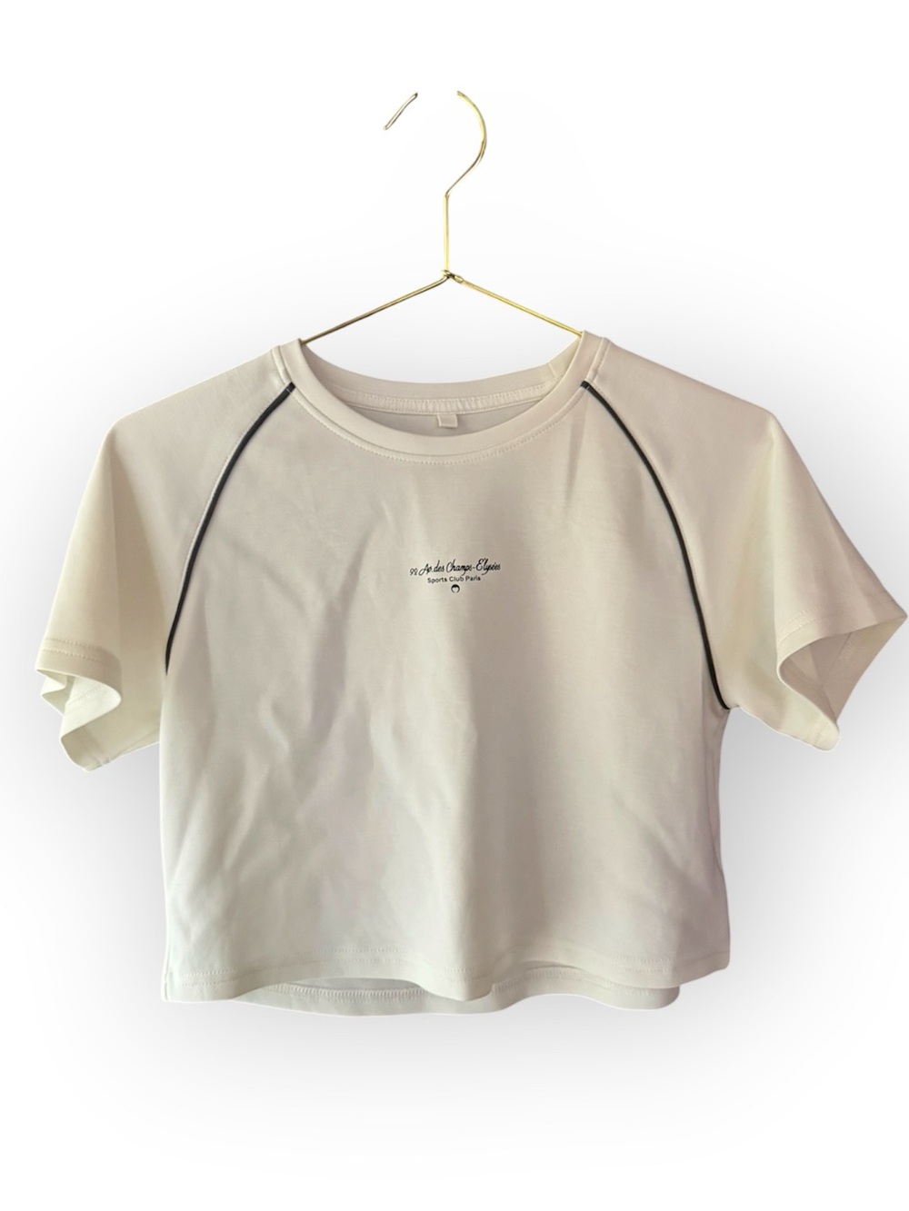 Zara kids Cropped White Sport Tee